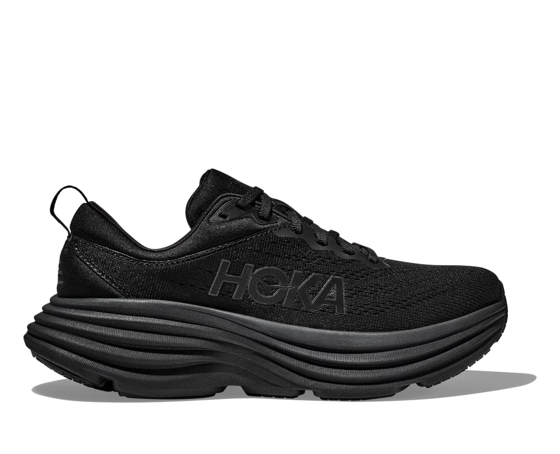 Hoka Men's Bondi 8 Road Running Shoes Black / Black US 9.5 