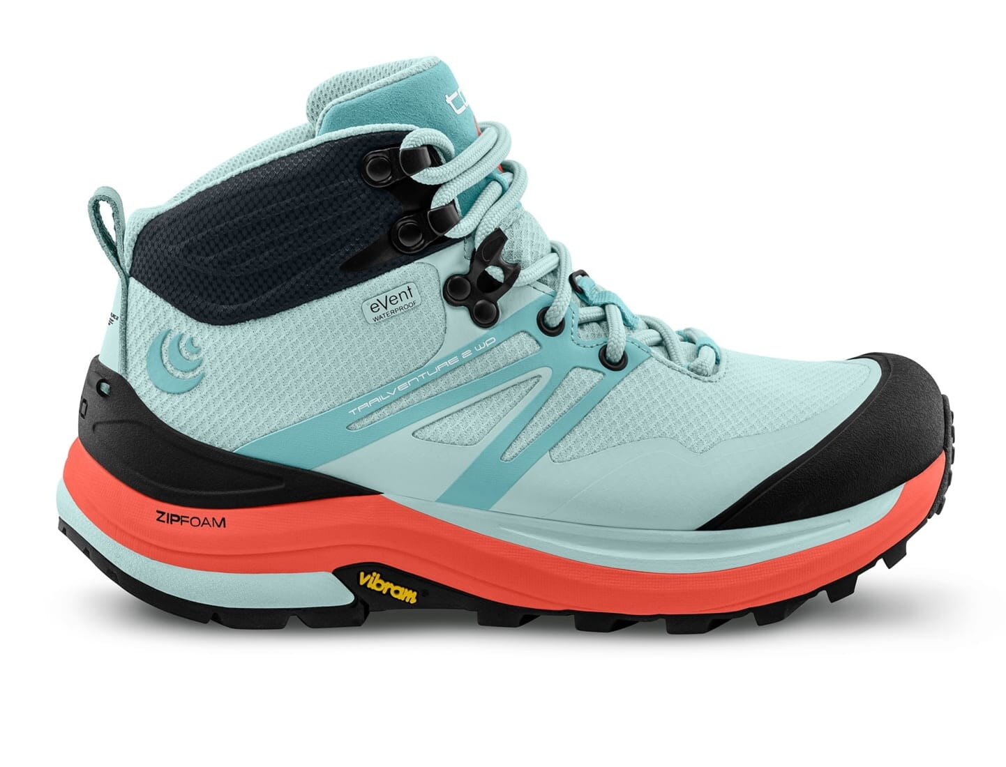 Topo Trailventure 2 Waterproof Women's Hiking Shoes Ice/Coral US 6.5 