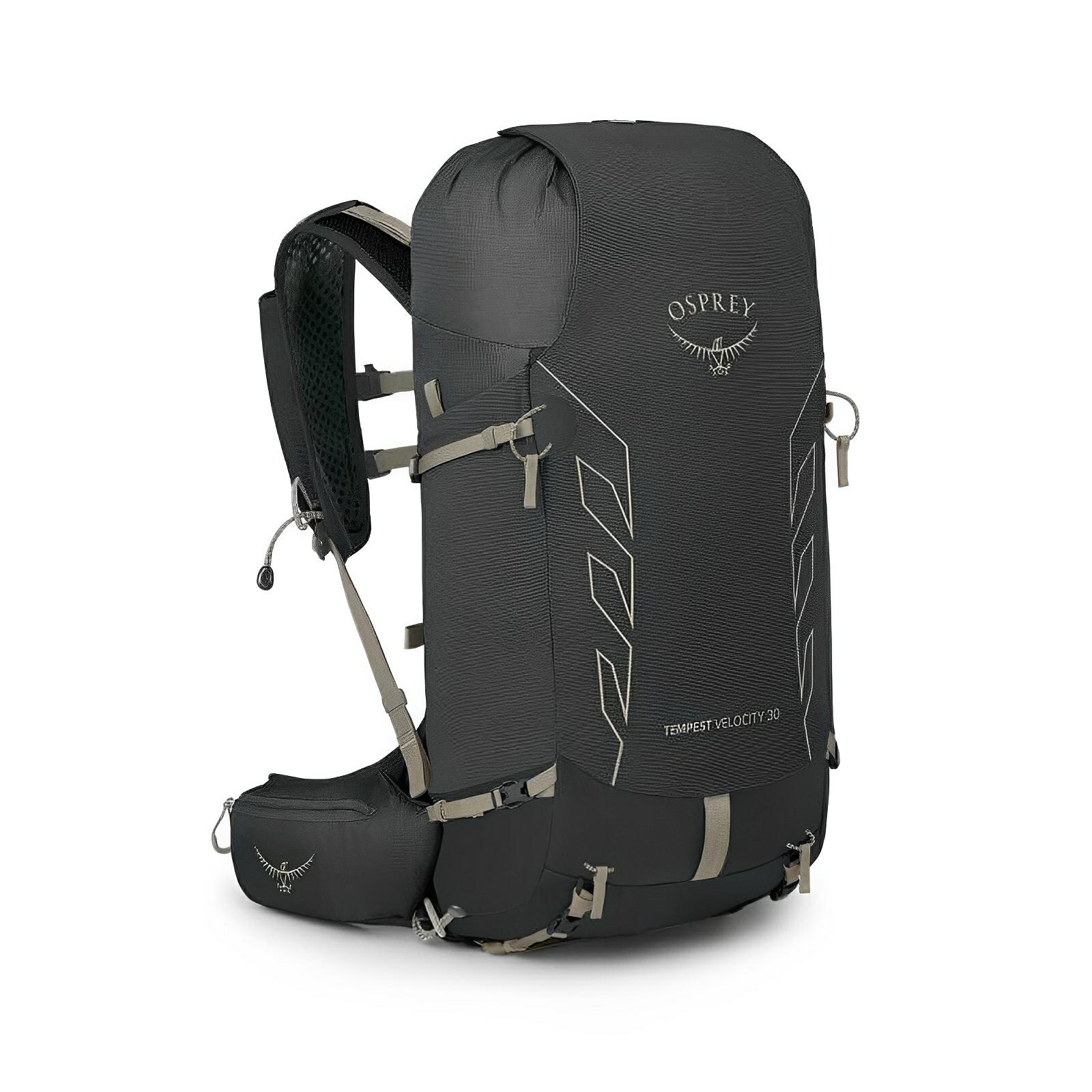 Osprey Tempest Velocity 30 Women's Backpack Dark Charcoal Chiru Tan M/L 