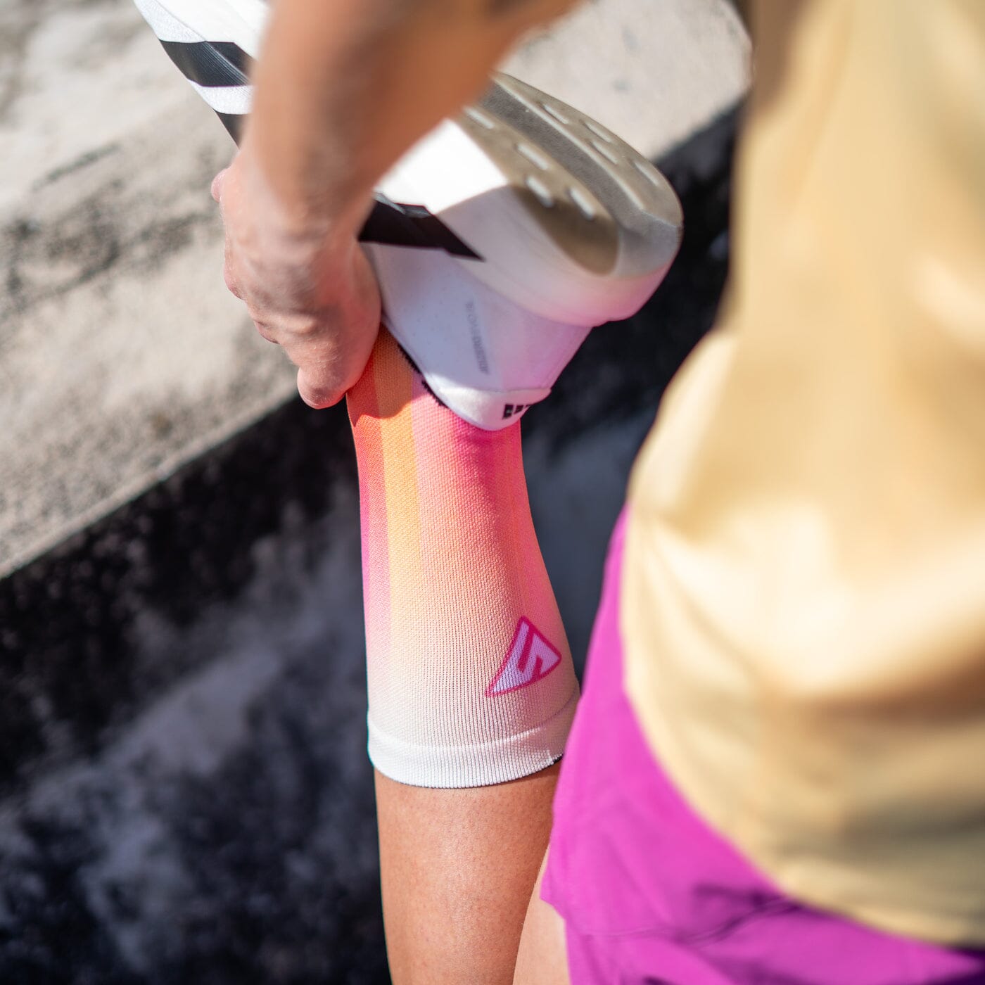 Versus Sunset Sorbet Active Crew Socks 