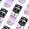 Versus Purple Running Quarter Socks 