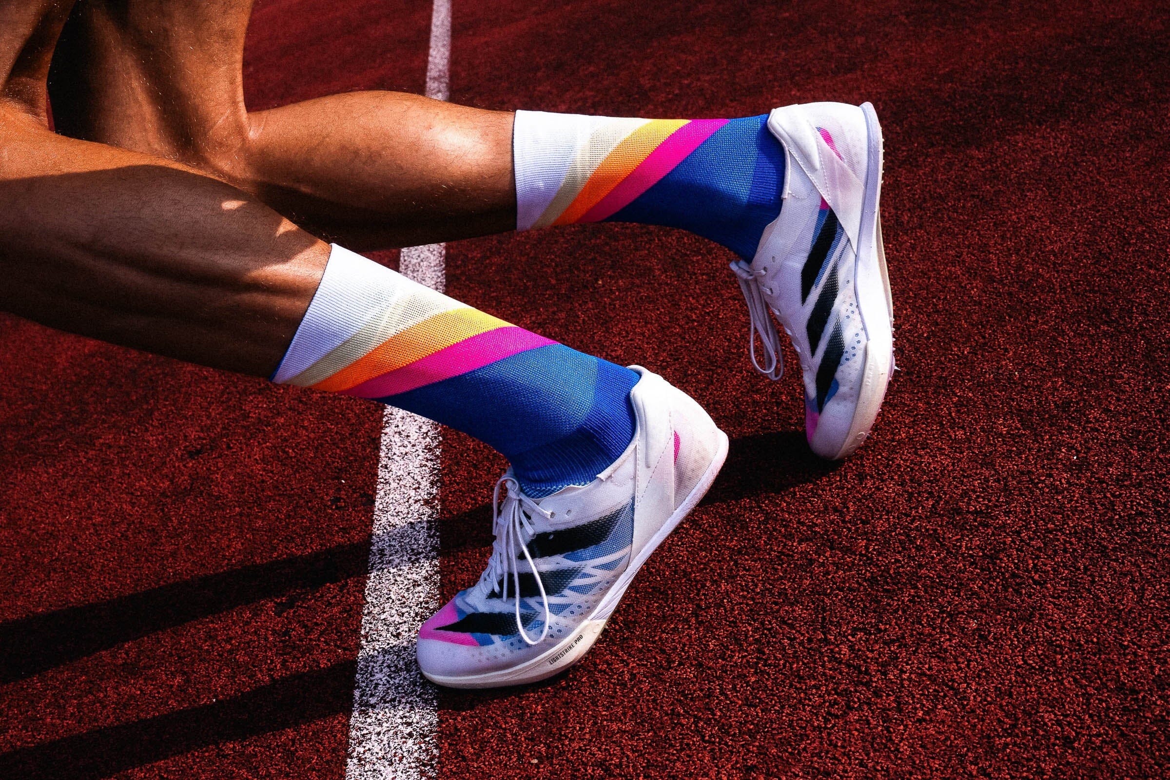 Incylence Running Grades Blue Yellow Socks 