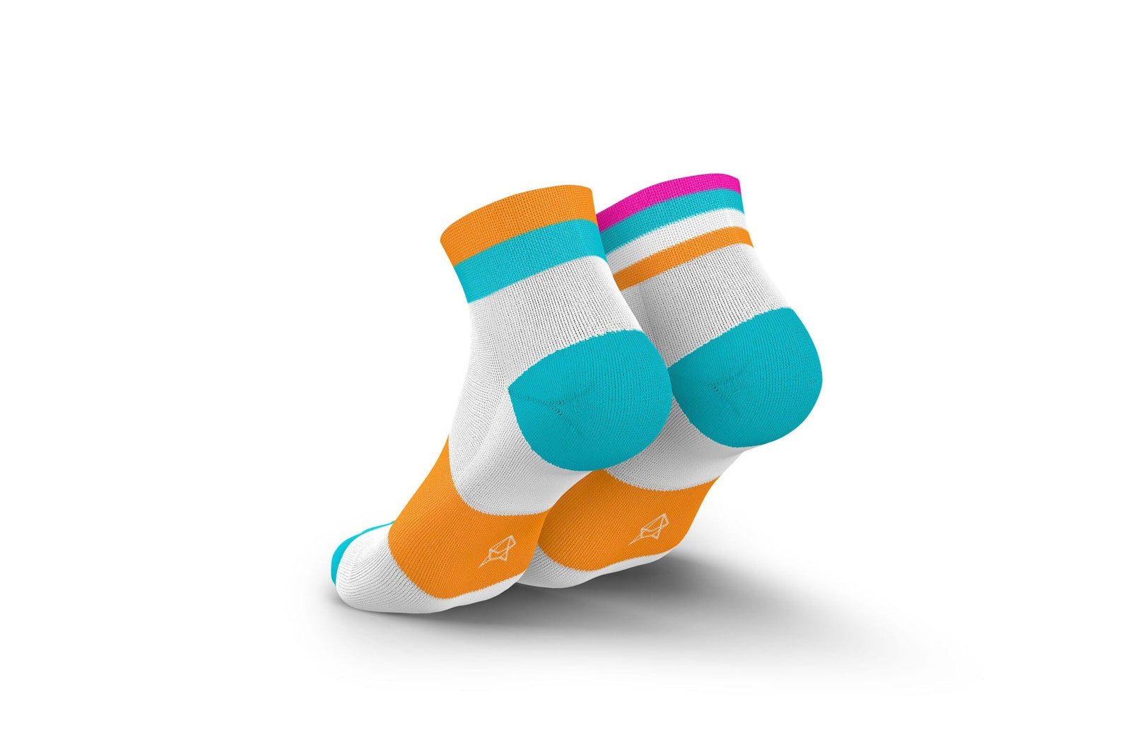 Incylence Running Bands Short Cyan Orange Socks Cyan Orange EU 35-38 