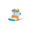 Incylence Running Bands Short Cyan Orange Socks Cyan Orange EU 35-38 