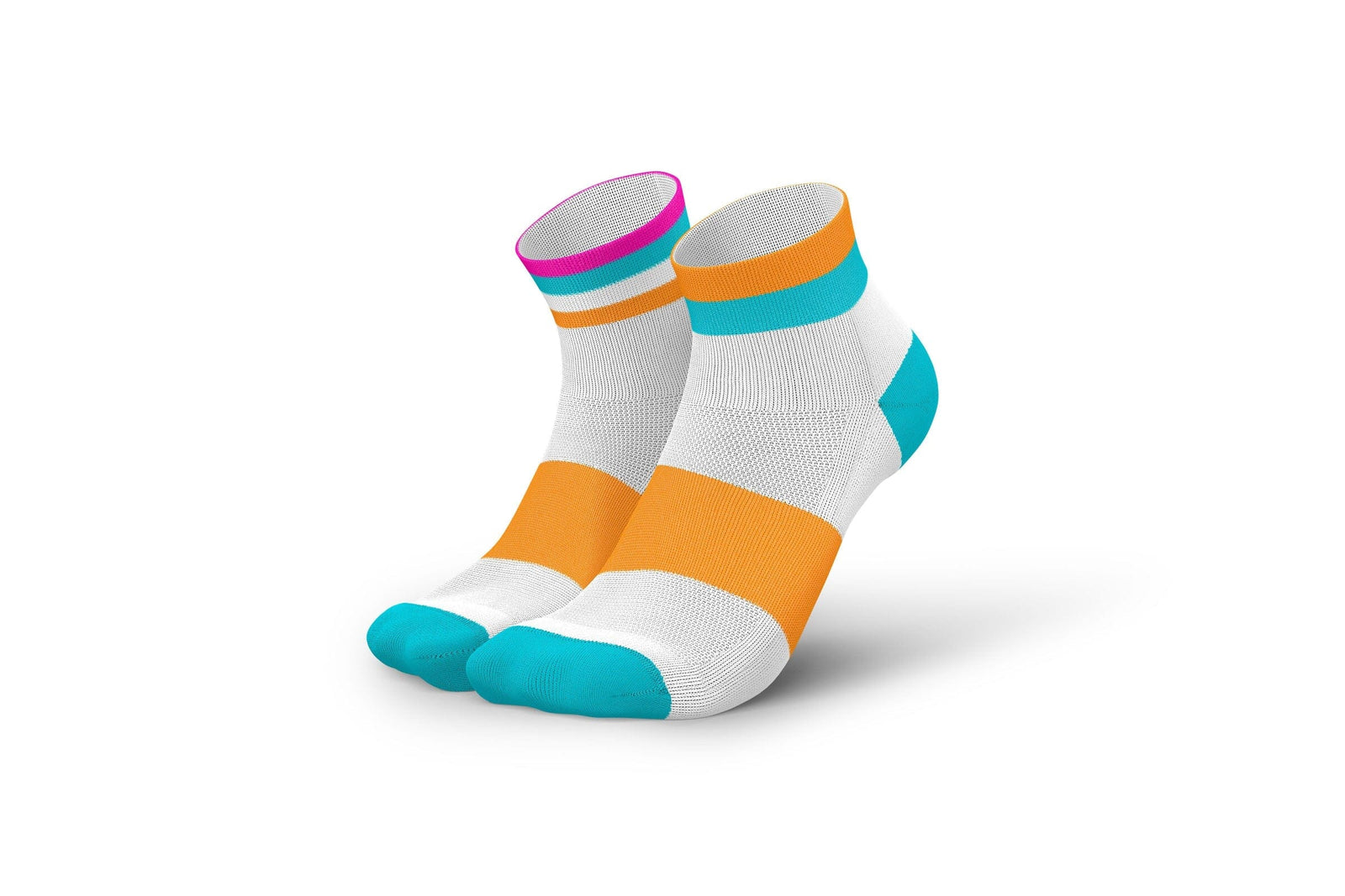Incylence Running Bands Short Cyan Orange Socks Cyan Orange EU 35-38 