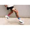 Incylence Running Volts Blue Pink Socks 