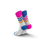 Incylence Running Volts Blue Pink Socks 