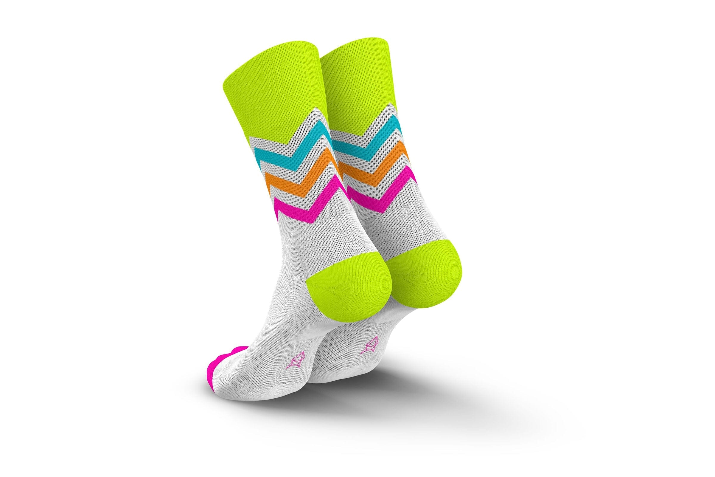 Incylence Running Volts Canary Pink Socks 