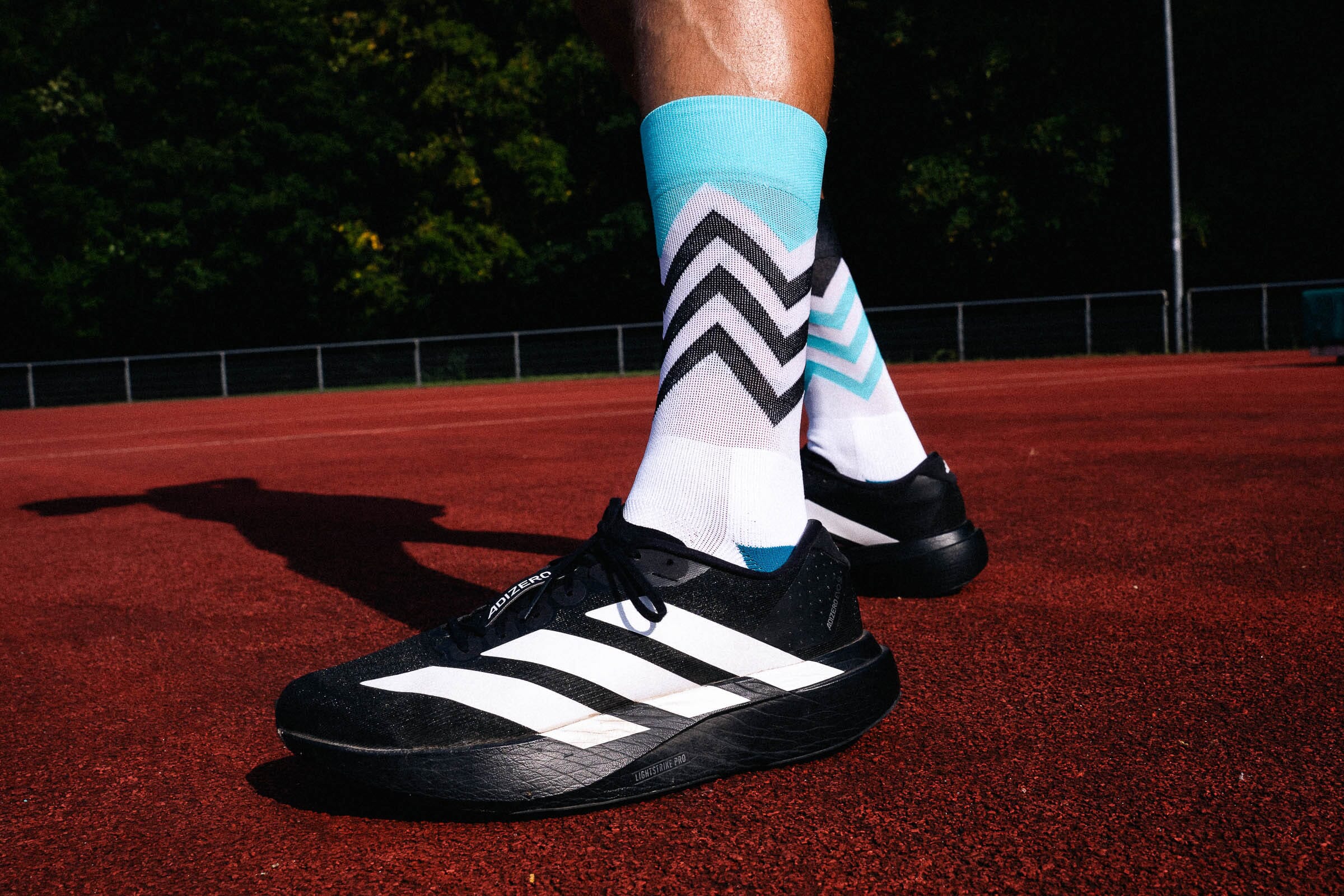 Incylence Running Volts Cyan Black Socks 