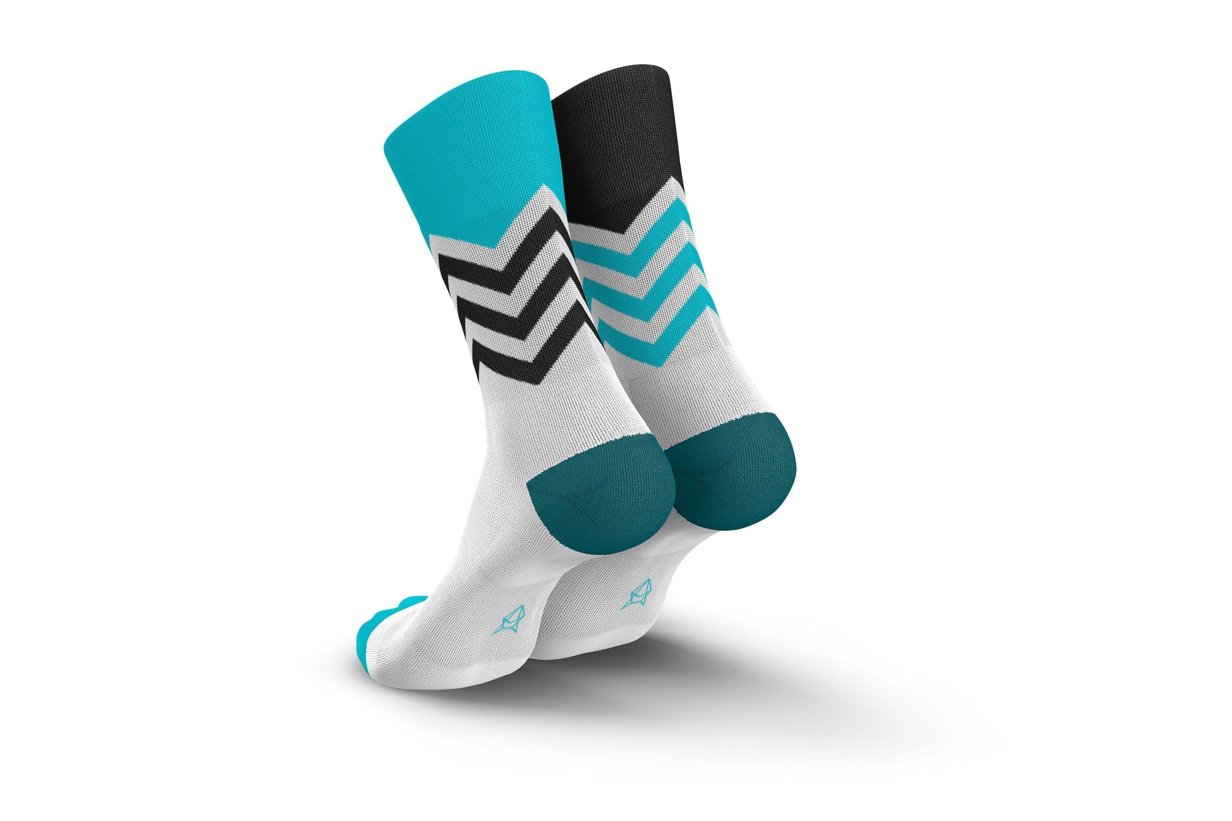 Incylence Running Volts Cyan Black Socks 