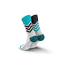 Incylence Running Volts Cyan Black Socks 
