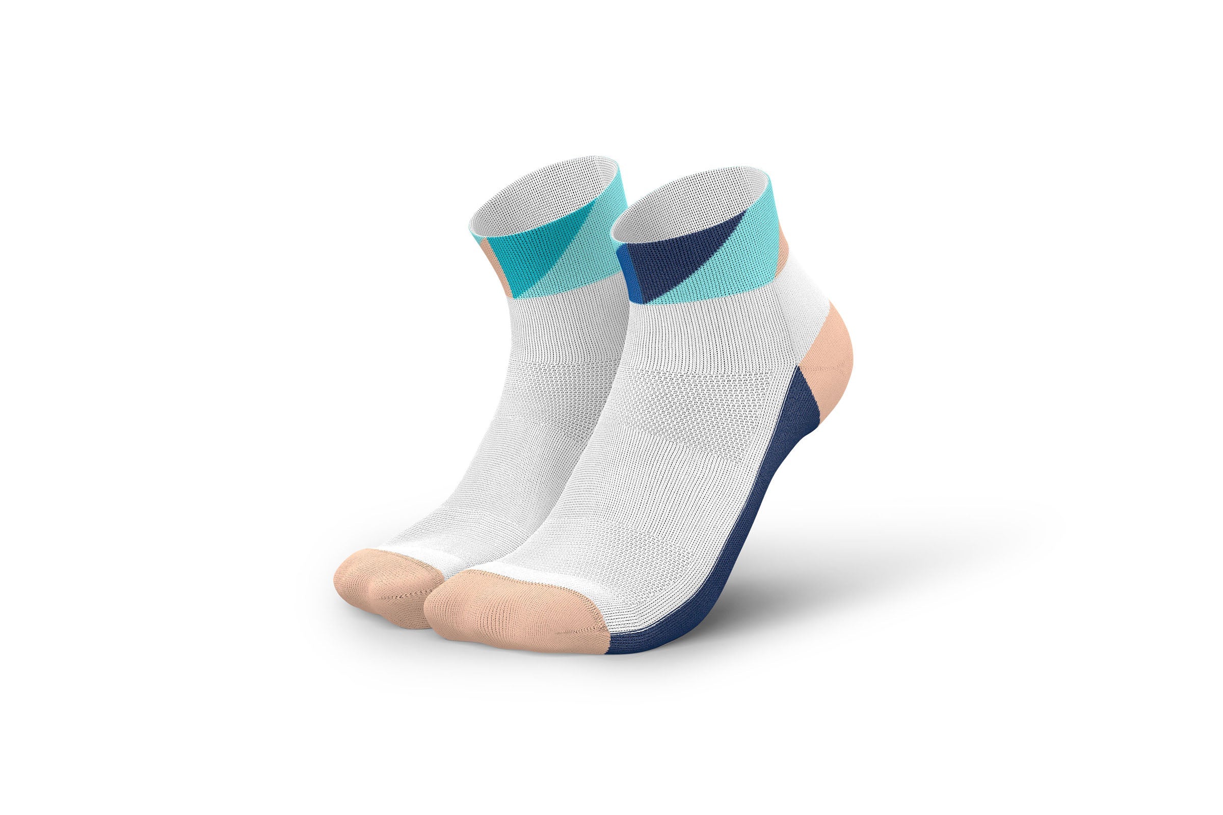 Incylence Running Polygons Short Navy Mint Socks