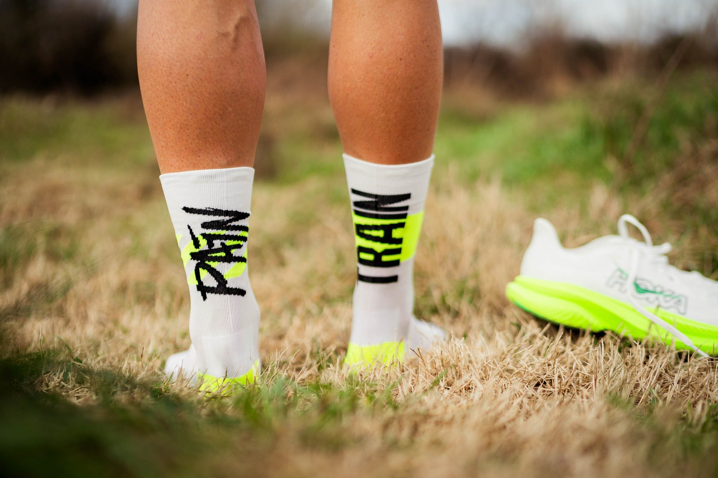 Incylence Ultralight Pain Train Canary Black Socks