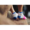Incylence Ultralight Spirals Short Blue Pink Socks 