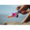 Incylence Ultralight Spirals Short Blue Pink Socks 