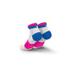 Incylence Ultralight Spirals Short Blue Pink Socks 