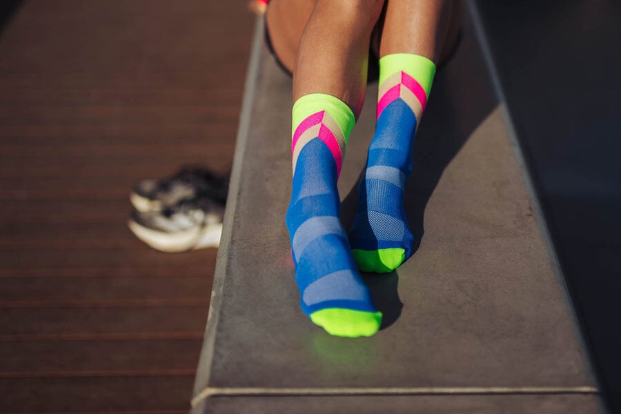 Incylence Ultralight Apex Blue Green Socks 