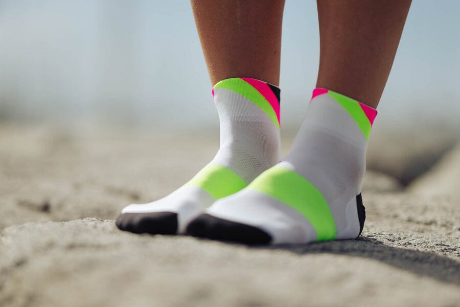 Incylence Ultralight Apex Short Black Green Socks 