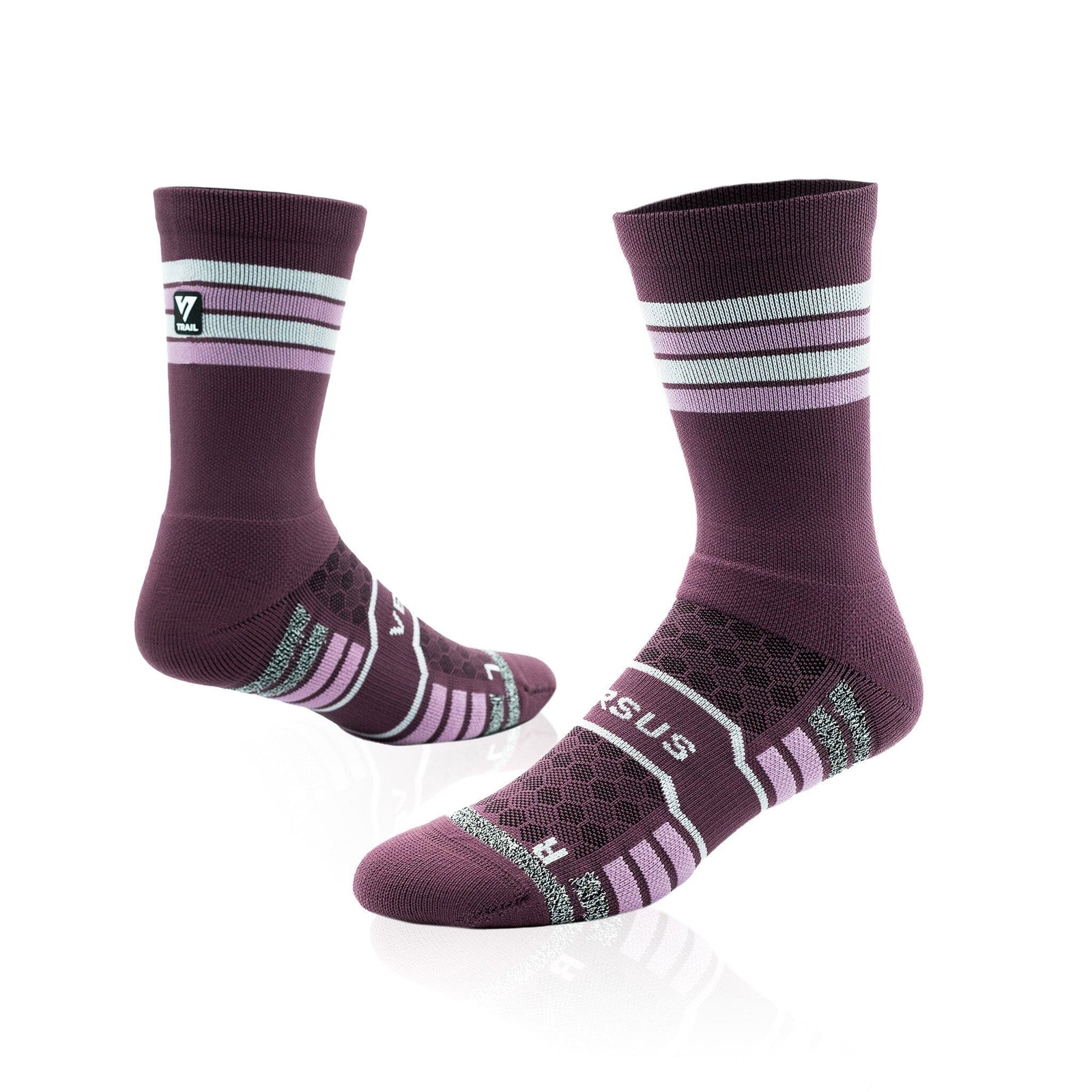Versus Midnight Plum Trail Running Socks Midnight Plum 4-7 