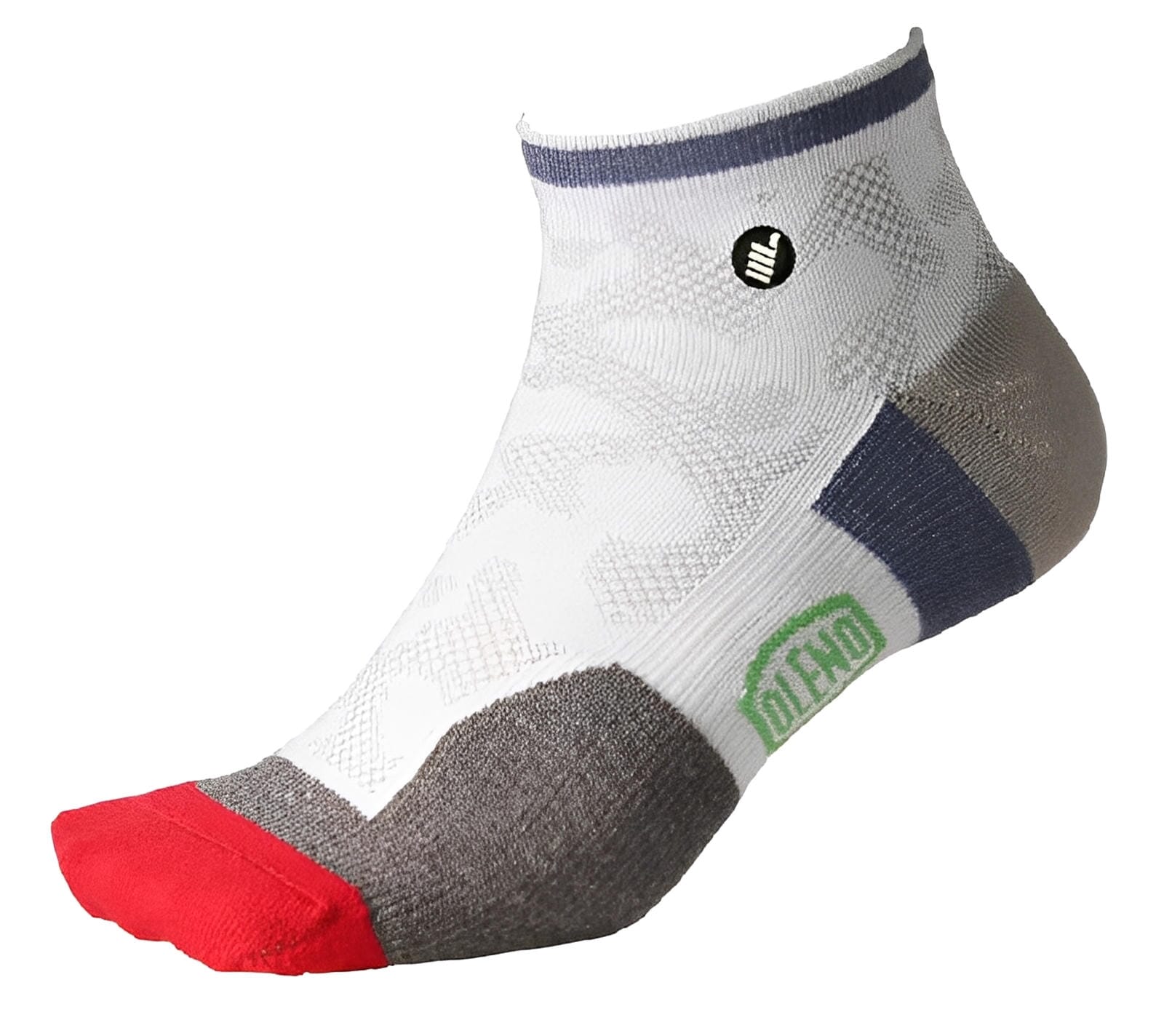 Oleno Pale Camo Quarter Running Socks Red 23-25cm 
