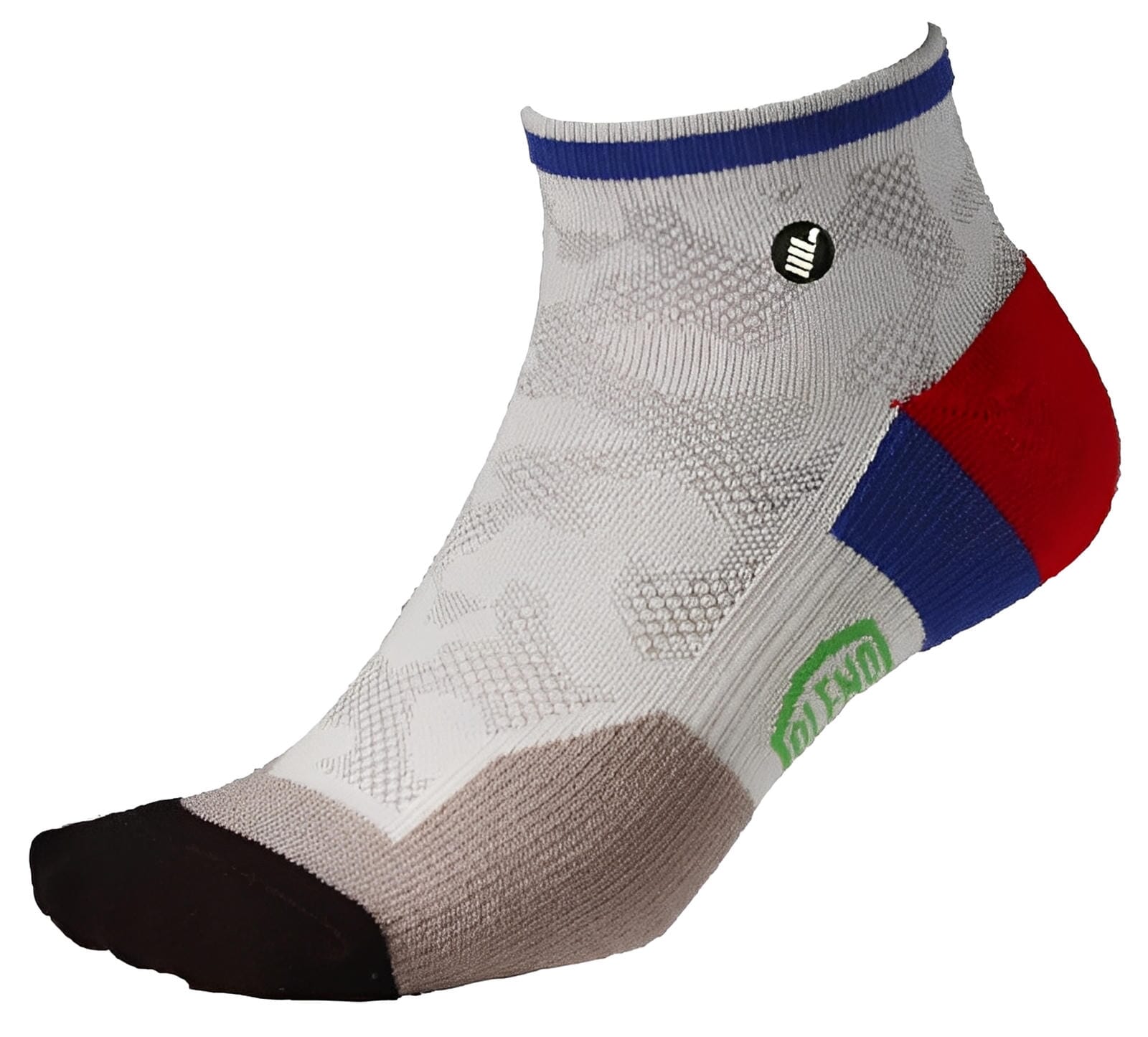 Oleno Pale Camo Quarter Running Socks Black 23-25cm 