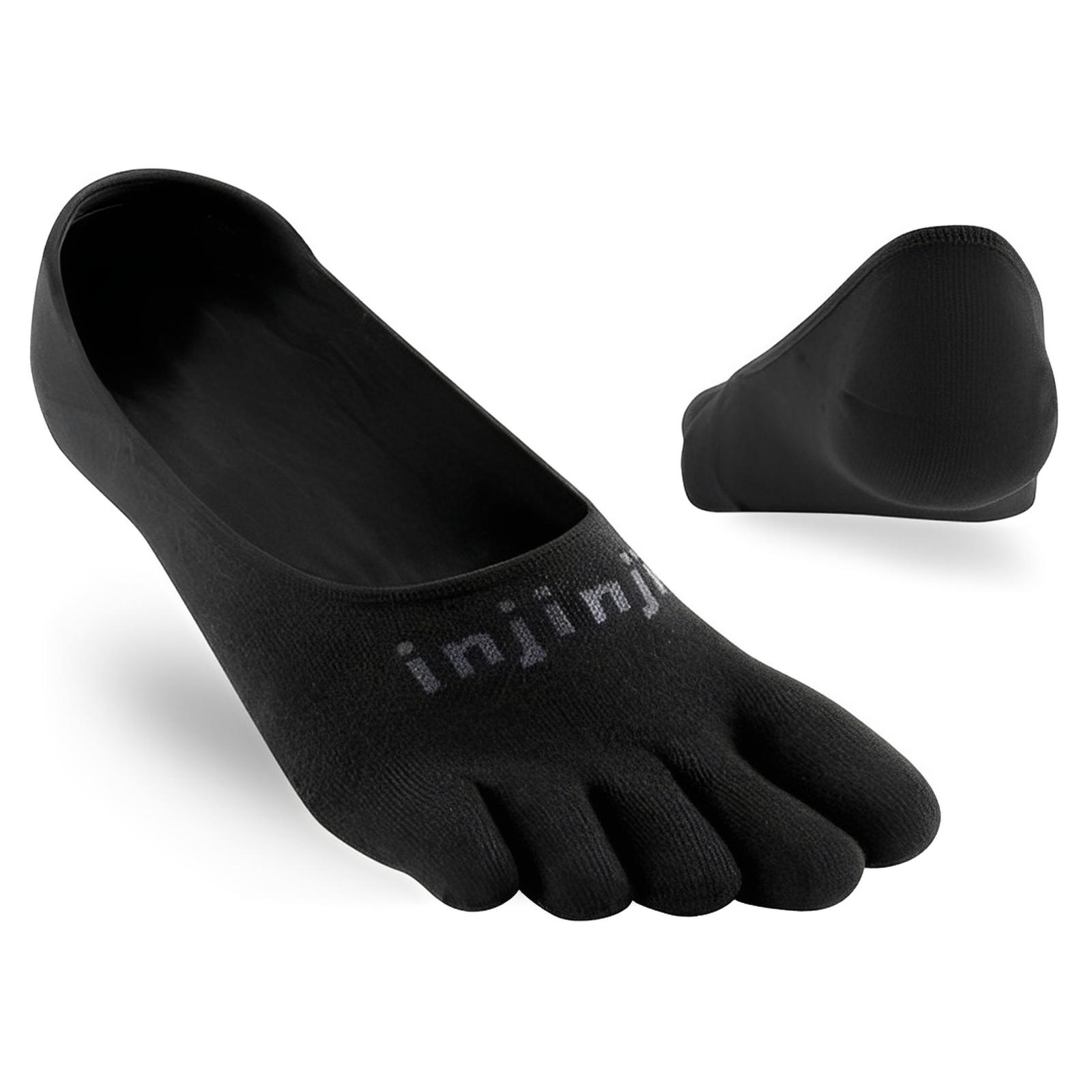 Injinji Sport Lightweight Hidden Socks Black S 
