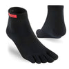Injinji Sport Original Weight Mini Crew Socks Black S 