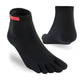 Injinji Sport Original Weight Mini Crew Socks Black S 