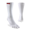 Injinji Sport Original Weight Crew Socks White S 