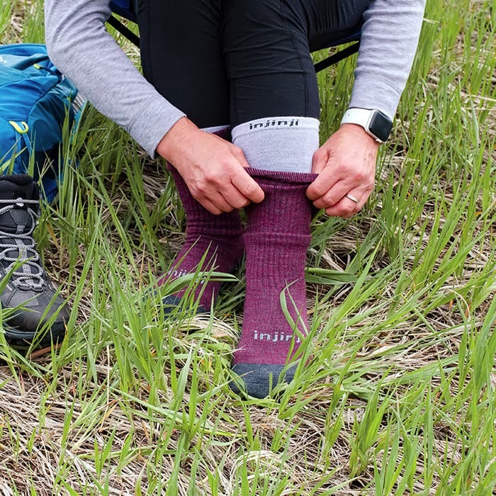Injinji Women's Liner + Hiker Crew Socks 