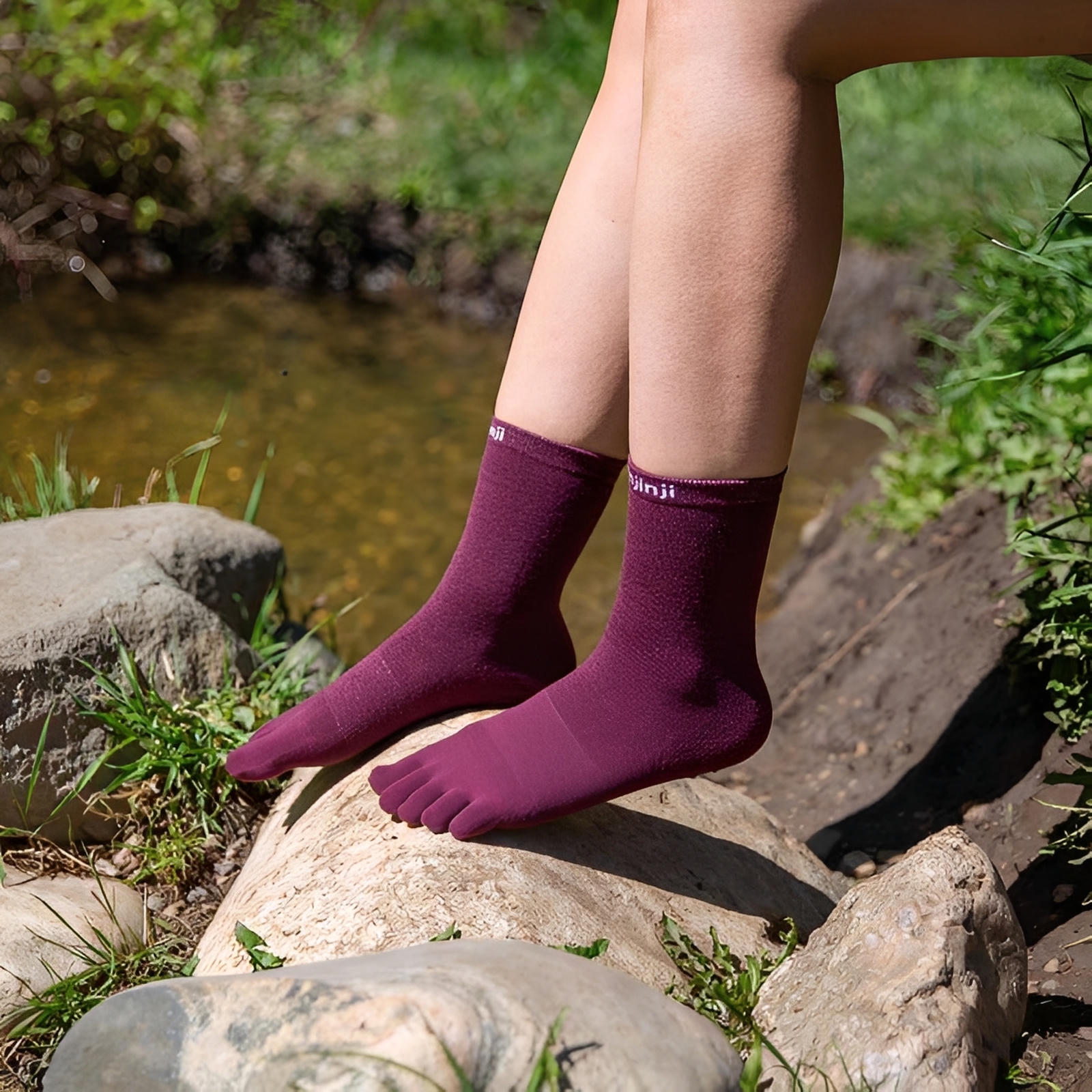Injinji Liner Crew Wool Socks 