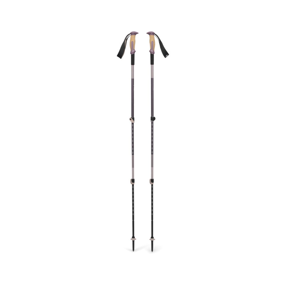 Black Diamond Trail Vista Shock Trekking Poles Dark Mauve 100-140cm 