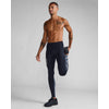 2XU Men's Light Speed React Compression Tights MA7049B Black/White Reflective XS 