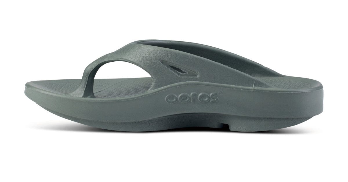 OOFOS Unisex OOriginal Thong Sandal - Olive 