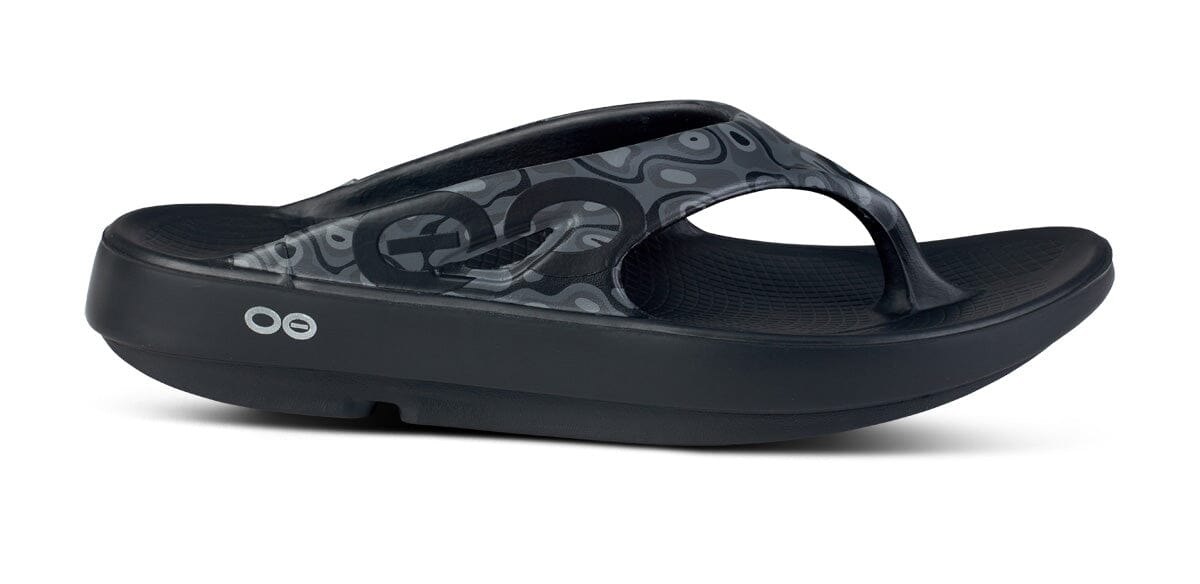 OOFOS Unisex OOriginal Sport Thong Sandal - Black Water Camo Black Water Camo US M8/W10 EU 41 