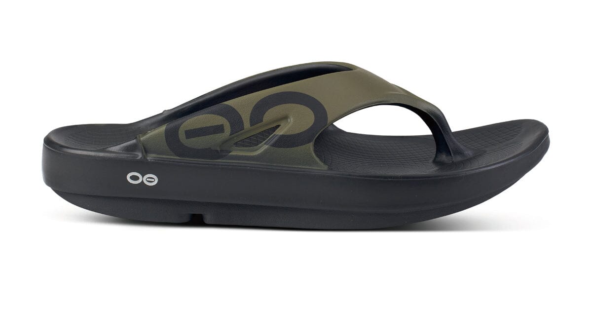 OOFOS Unisex OOriginal Sport Thong Sandal - Tactical Green 