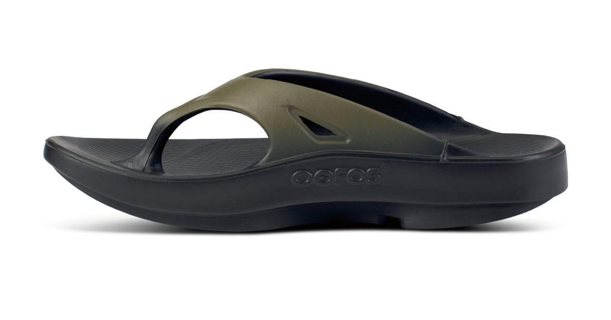 OOFOS Unisex OOriginal Sport Thong Sandal - Tactical Green 
