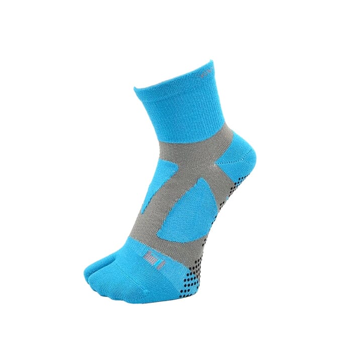 YAMAtune Spider Arch Middle 2Toe Anti-Slip Dots Turquoise X S.Gray 43 23-25cm | EU 37-40 