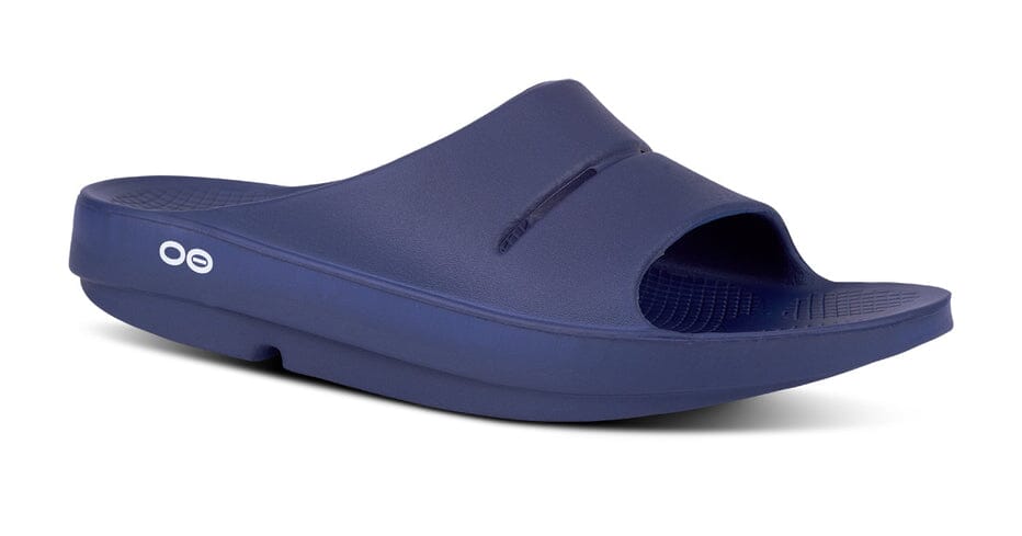 OOFOS Unisex OOahh Slide Sandal - Navy Navy US M9/W11 EU 42 
