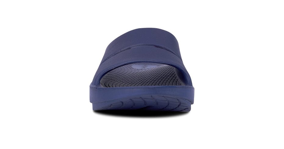 OOFOS Unisex OOahh Slide Sandal - Navy 
