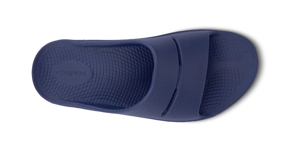 OOFOS Unisex OOahh Slide Sandal - Navy 