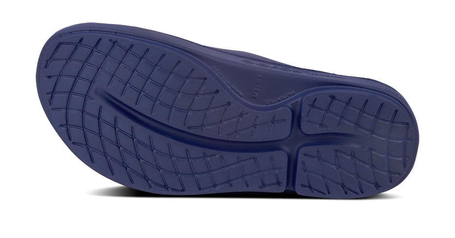 OOFOS Unisex OOahh Slide Sandal - Navy 