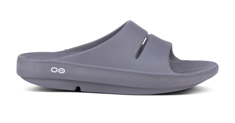 OOFOS Unisex OOahh Slide Sandal - Slate 
