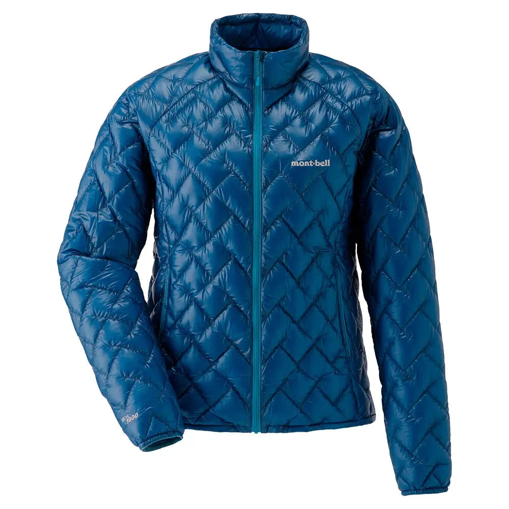 Montbell Women's Plasma 1000 Down Jacket Blue Green S 