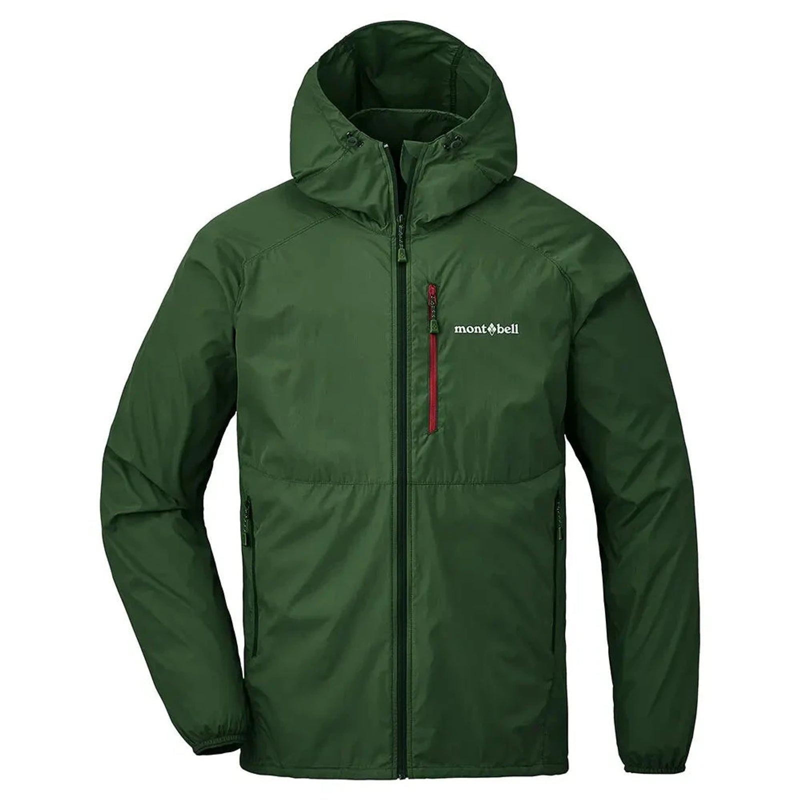 Montbell Men's Wind Blast Hooded Jacket Dark Green S 