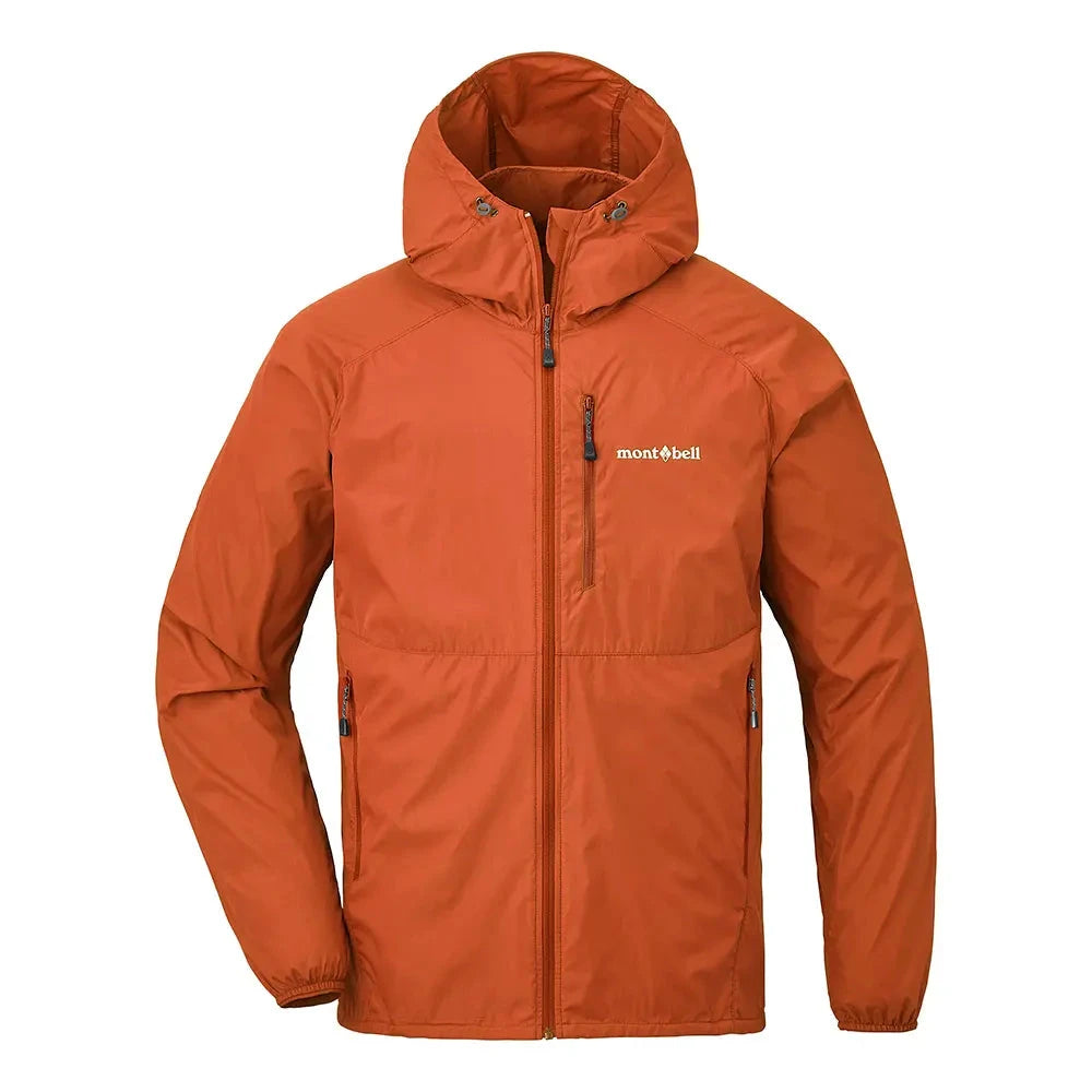 Montbell Men's Wind Blast Hooded Jacket Orange S 
