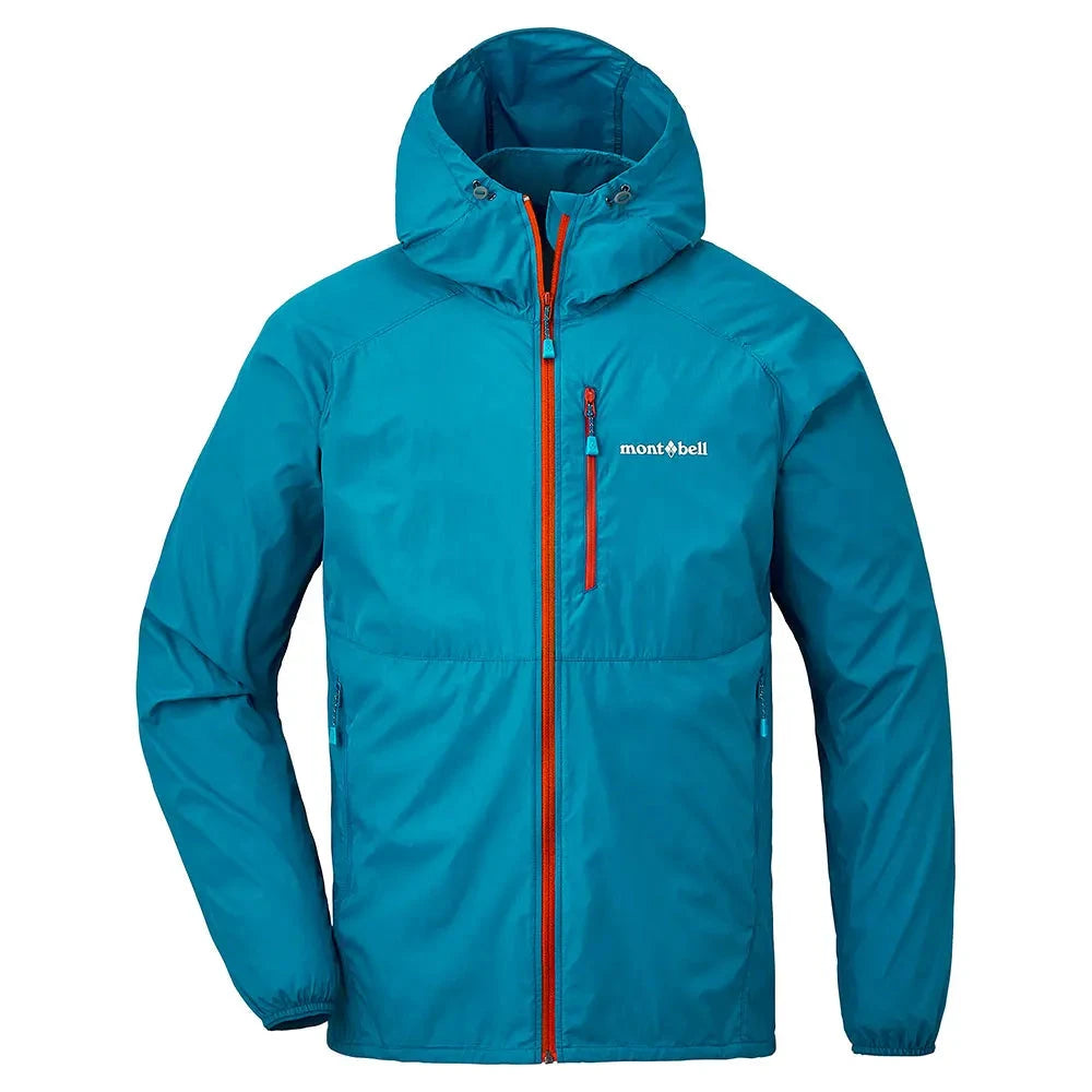 Montbell Men's Wind Blast Hooded Jacket Turquoise S 
