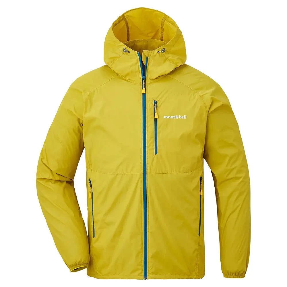 Montbell Men's Wind Blast Hooded Jacket Yellow S 
