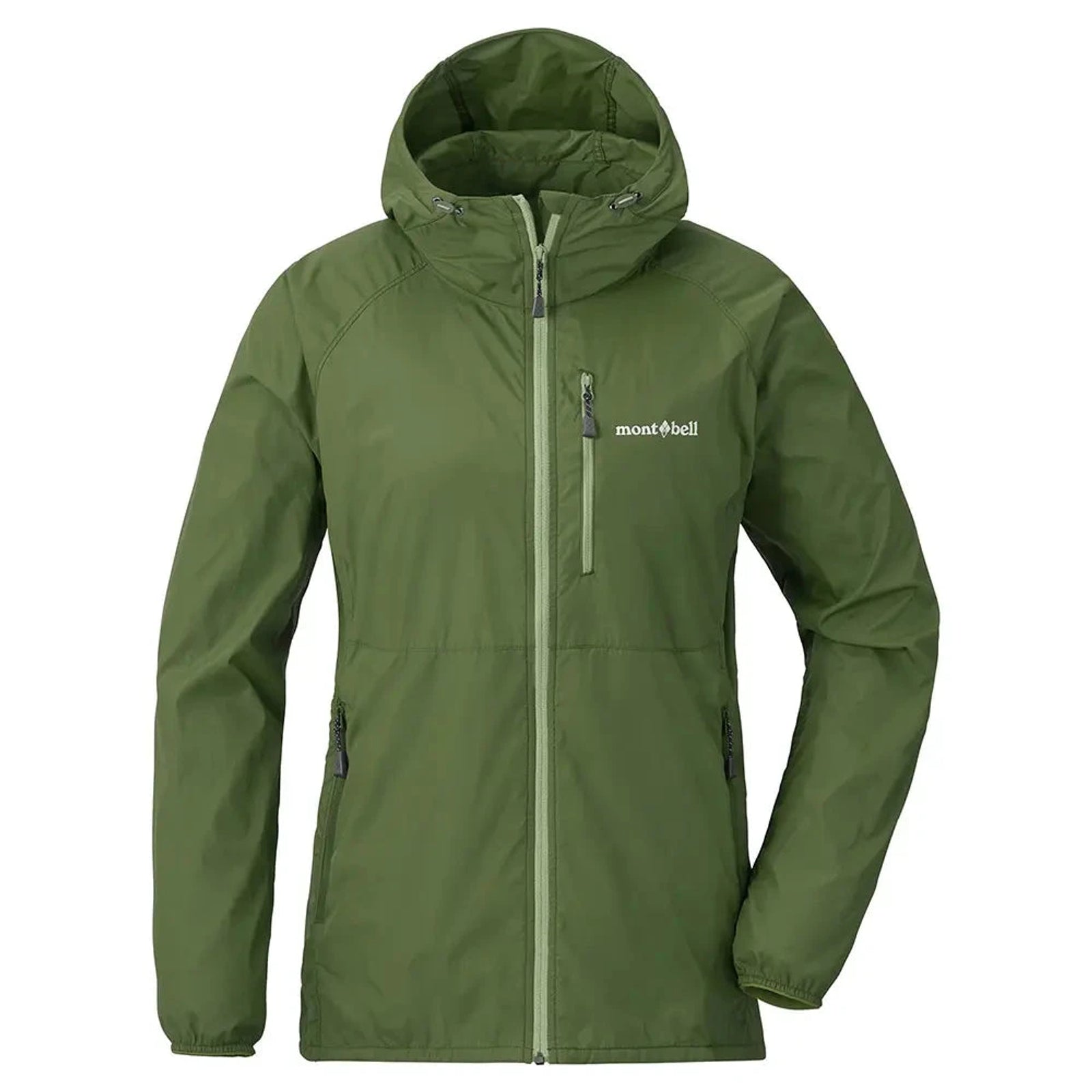 Montbell Women's Wind Blast Hooded Jacket Khaki S 