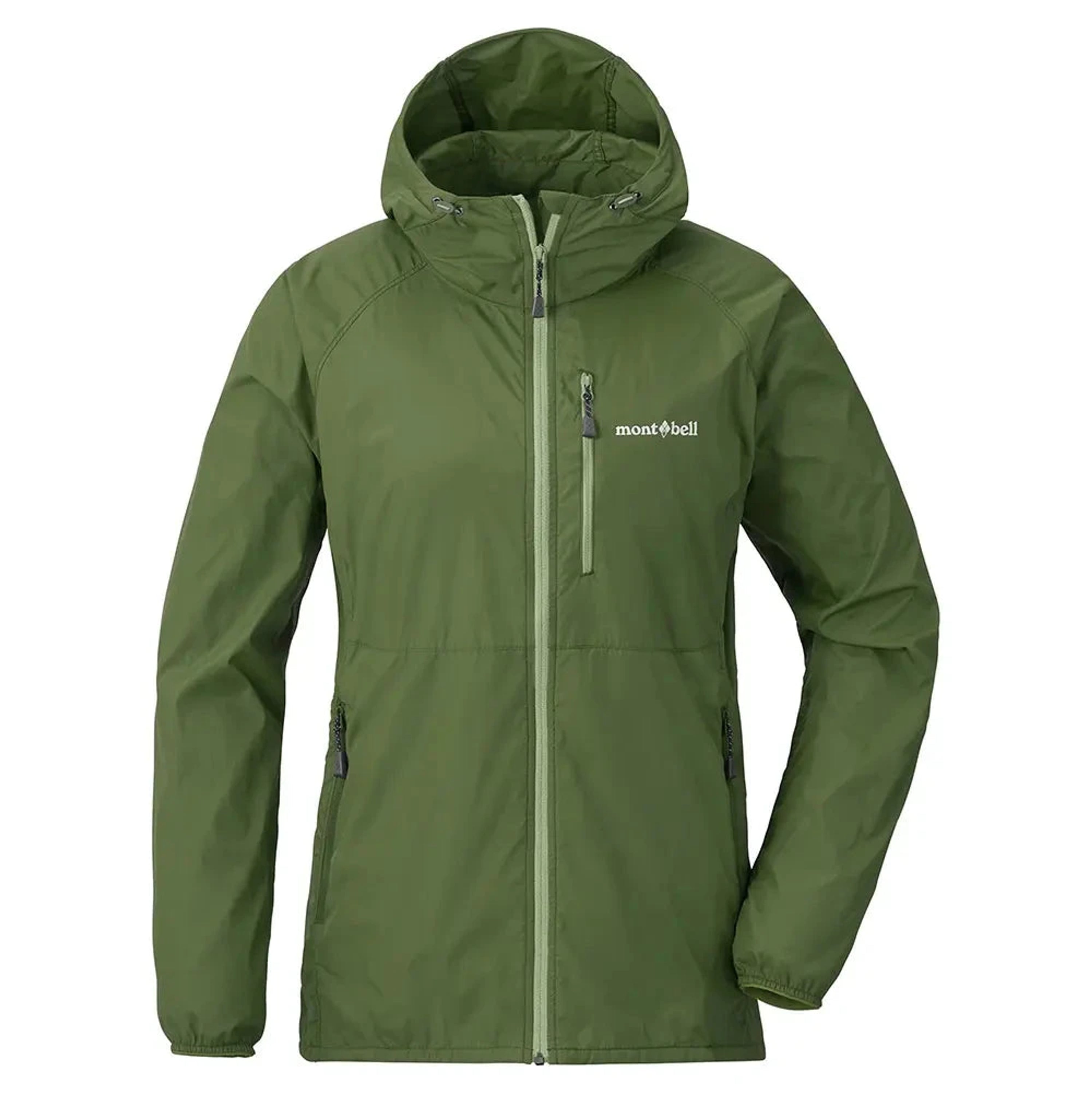 Montbell Women's Wind Blast Hooded Jacket Khaki S 